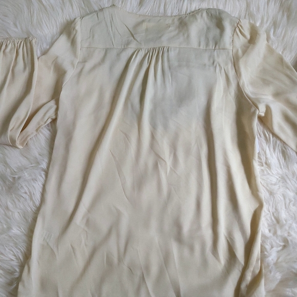 Comme Toi | Black Lace Scoop Neck Blouse sz large - Picture 3 of 6